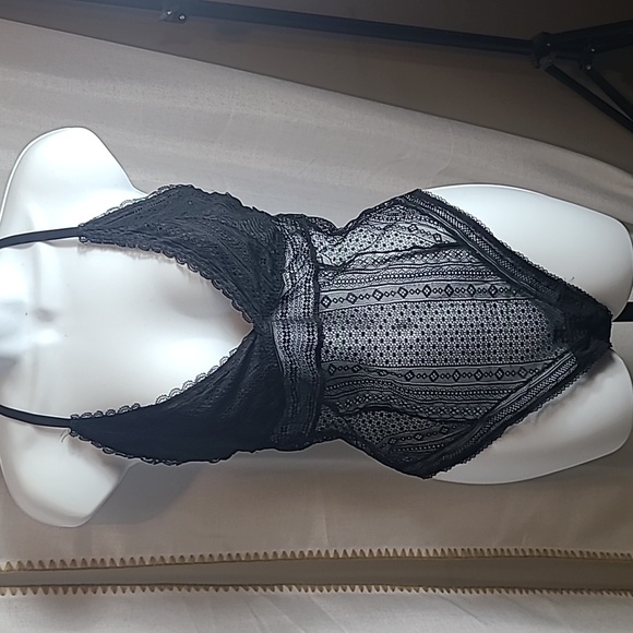 Abercrombie & Fitch Tops - Abercrombie and Fitch black Lace Bodysuit Med